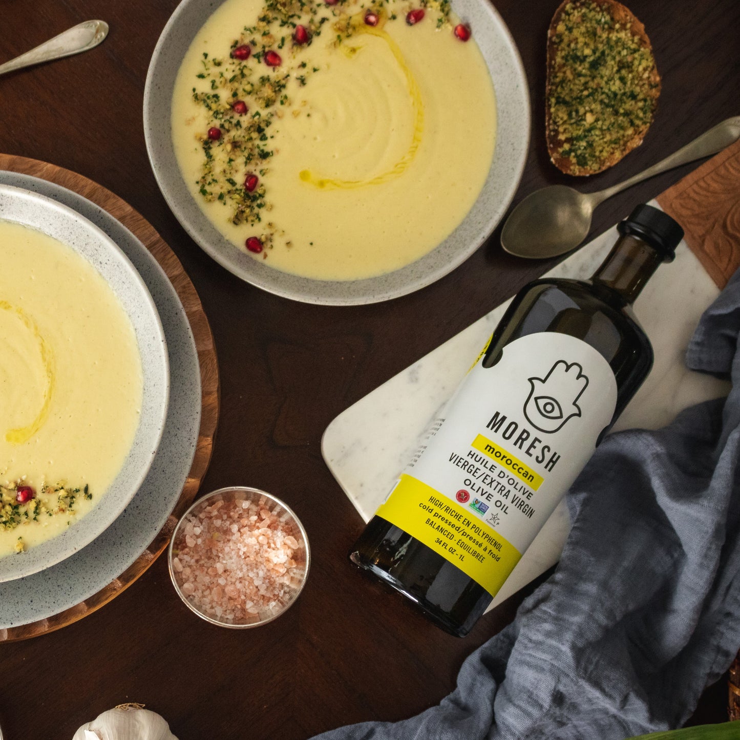 Leek Soup with Potatoes & Cauliflower
