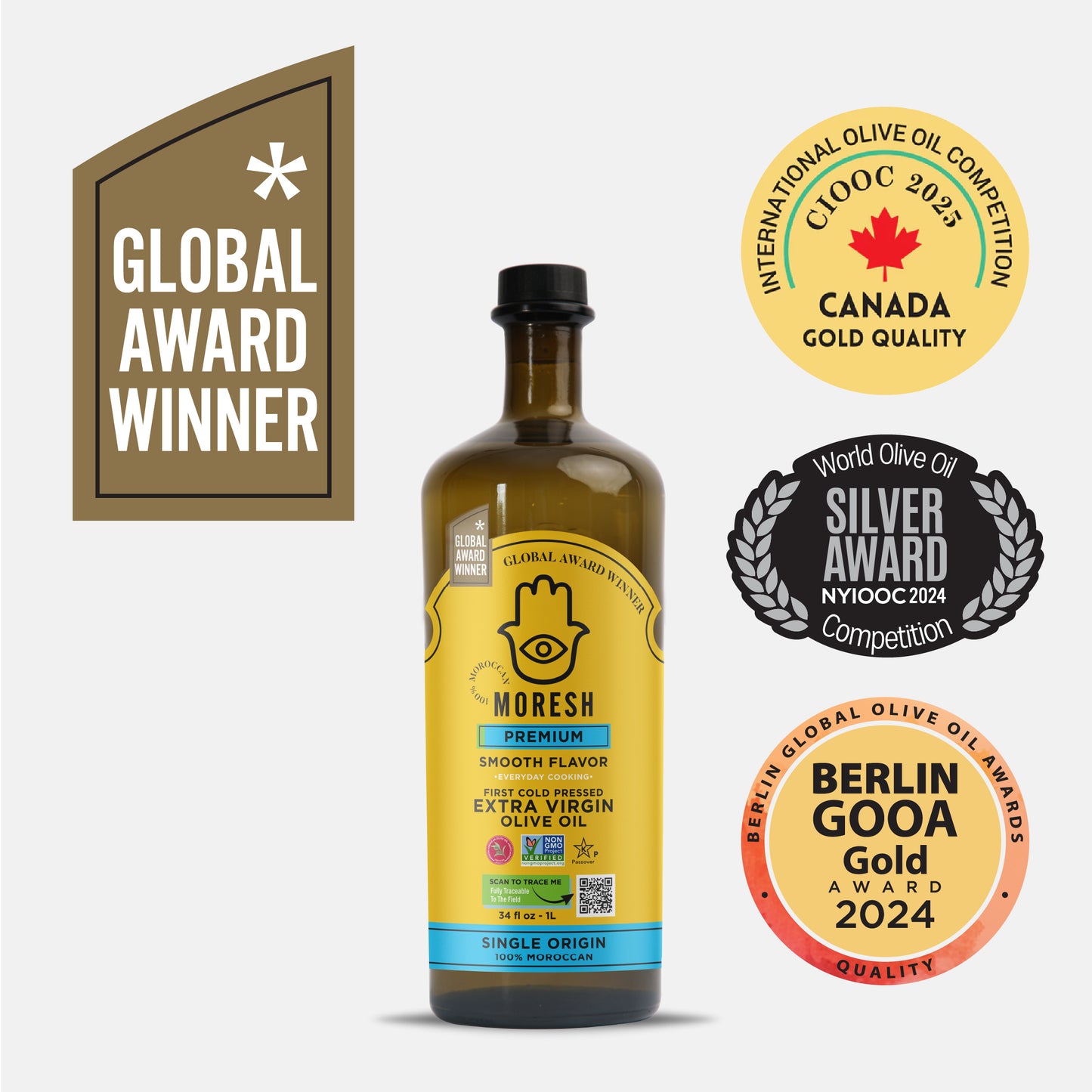 Moresh Moroccan Extra Virgin Olive Oil