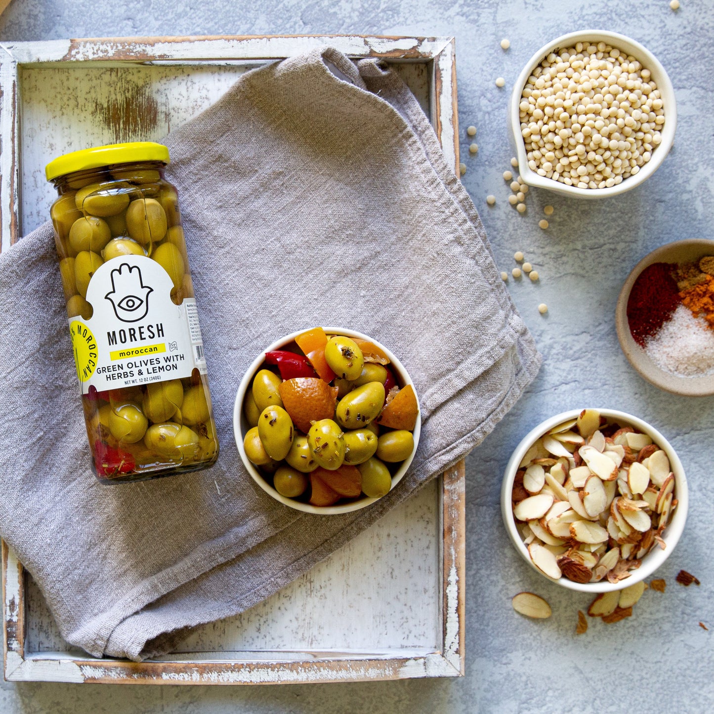 Moroccan Style Chicken with Olives and Couscous