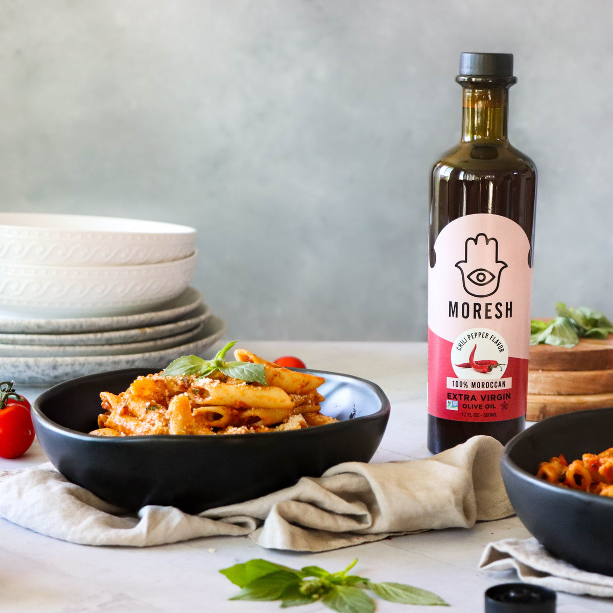 Spicy Pesto Pasta Alla Vodka Moresh USA