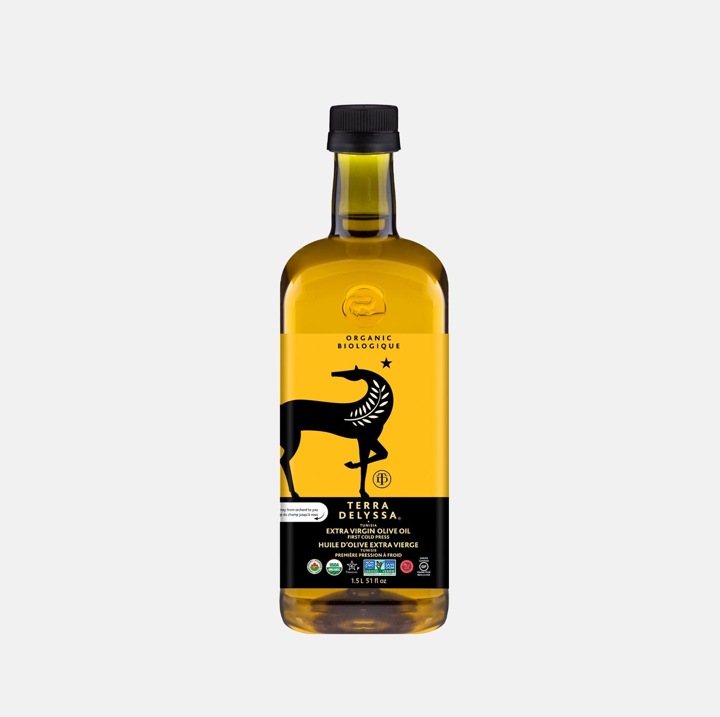 Chef's Size Organic Extra Virgin Olive Oil, PET