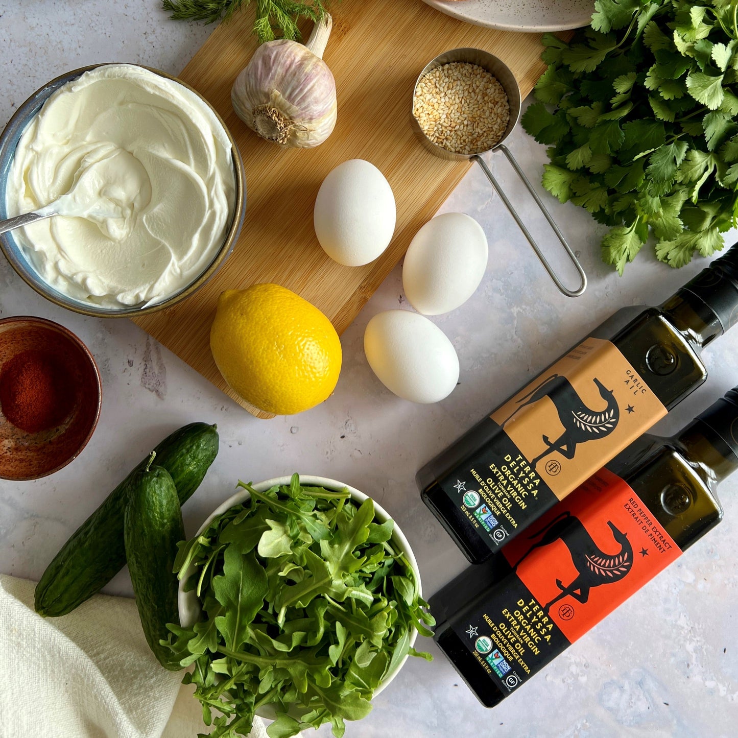 Organic Infused Extra Virgin Olive Oil Set
