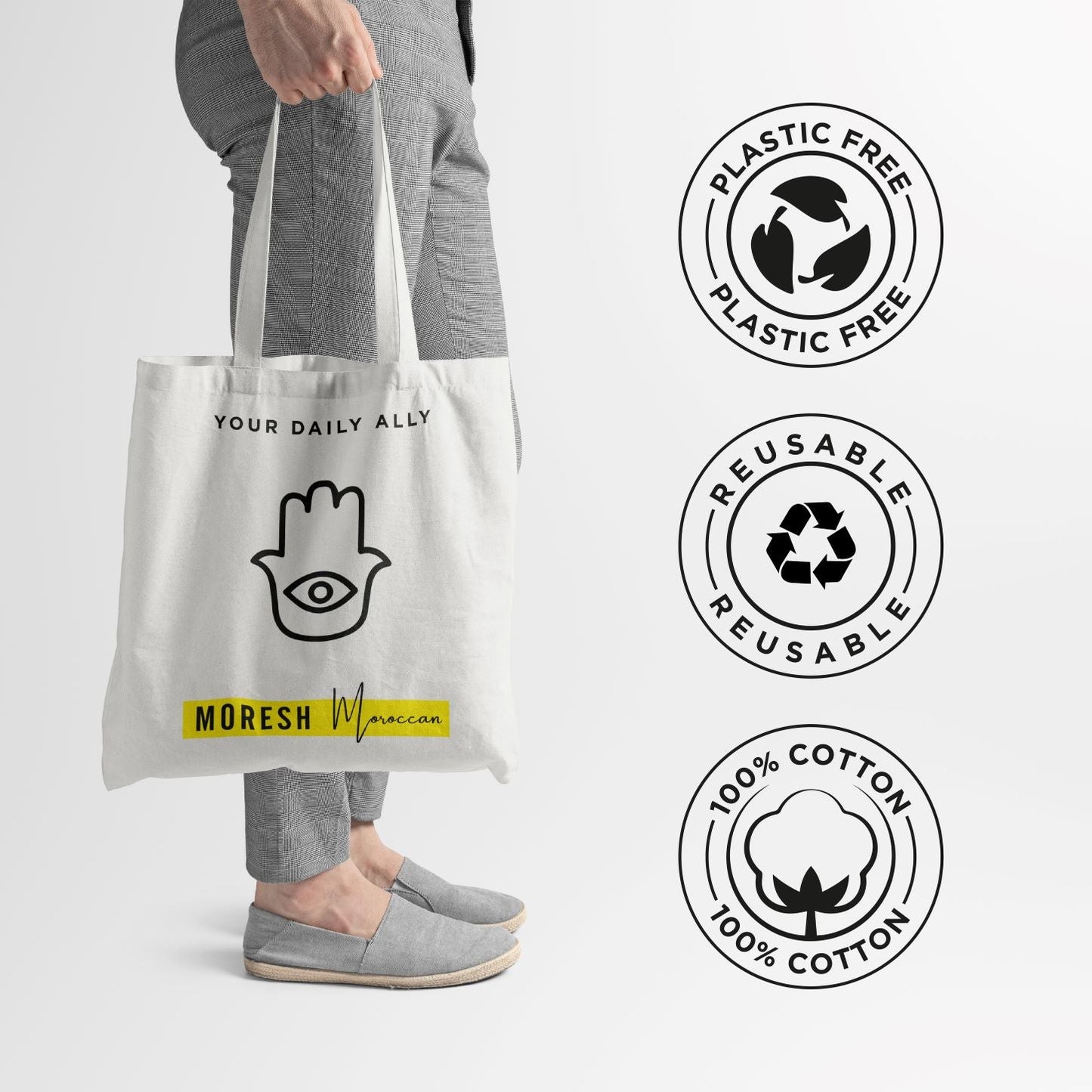 Moresh Canvas Tote Bag