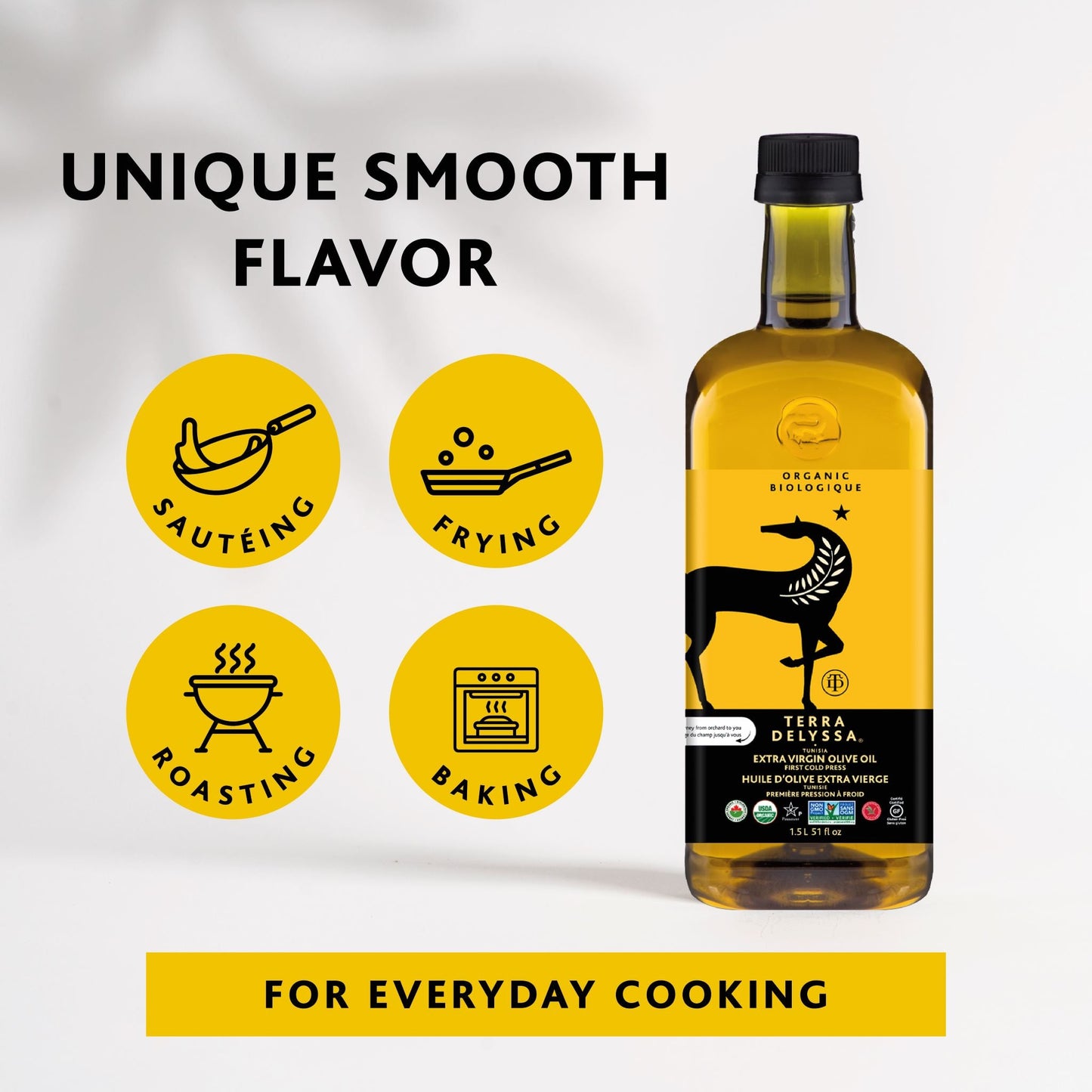 Chef's Size Organic Extra Virgin Olive Oil, PET