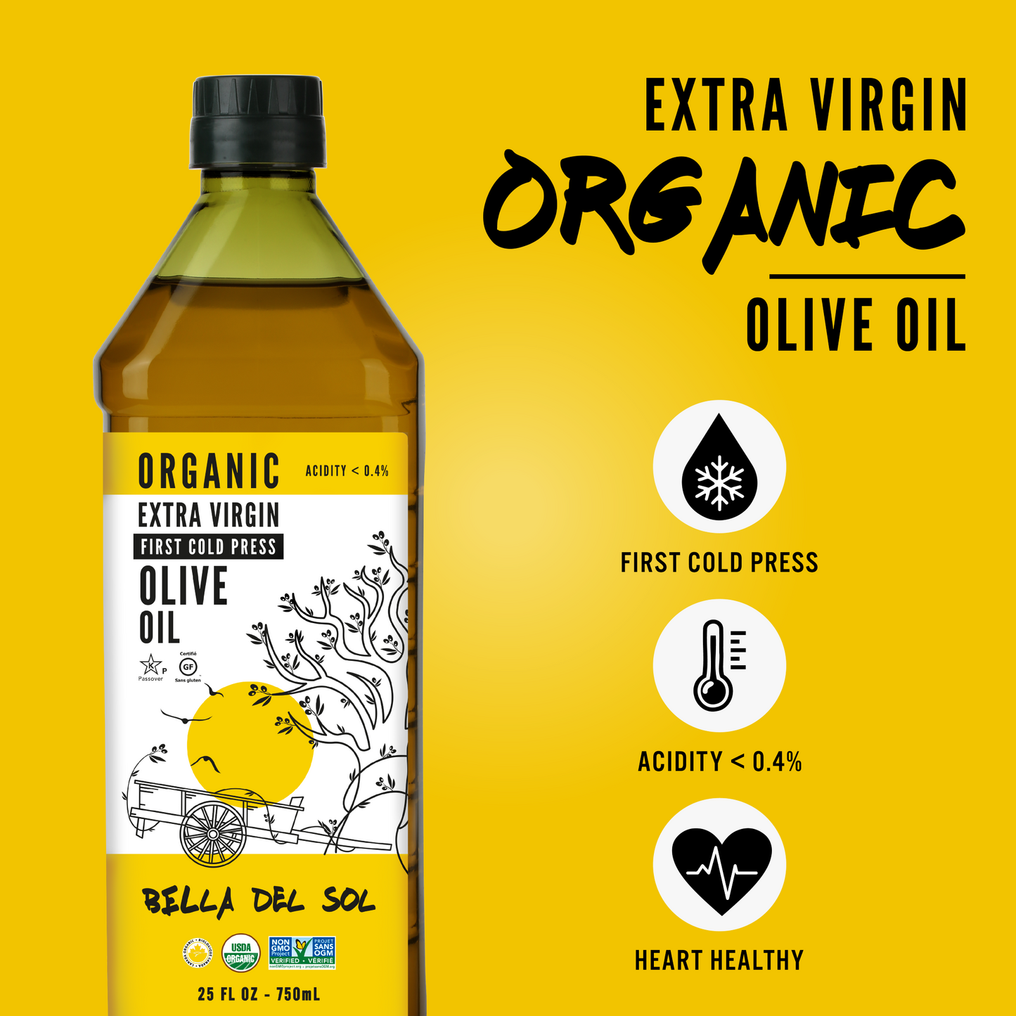 Bella Del Sol Organic Extra Virgin Olive Oil