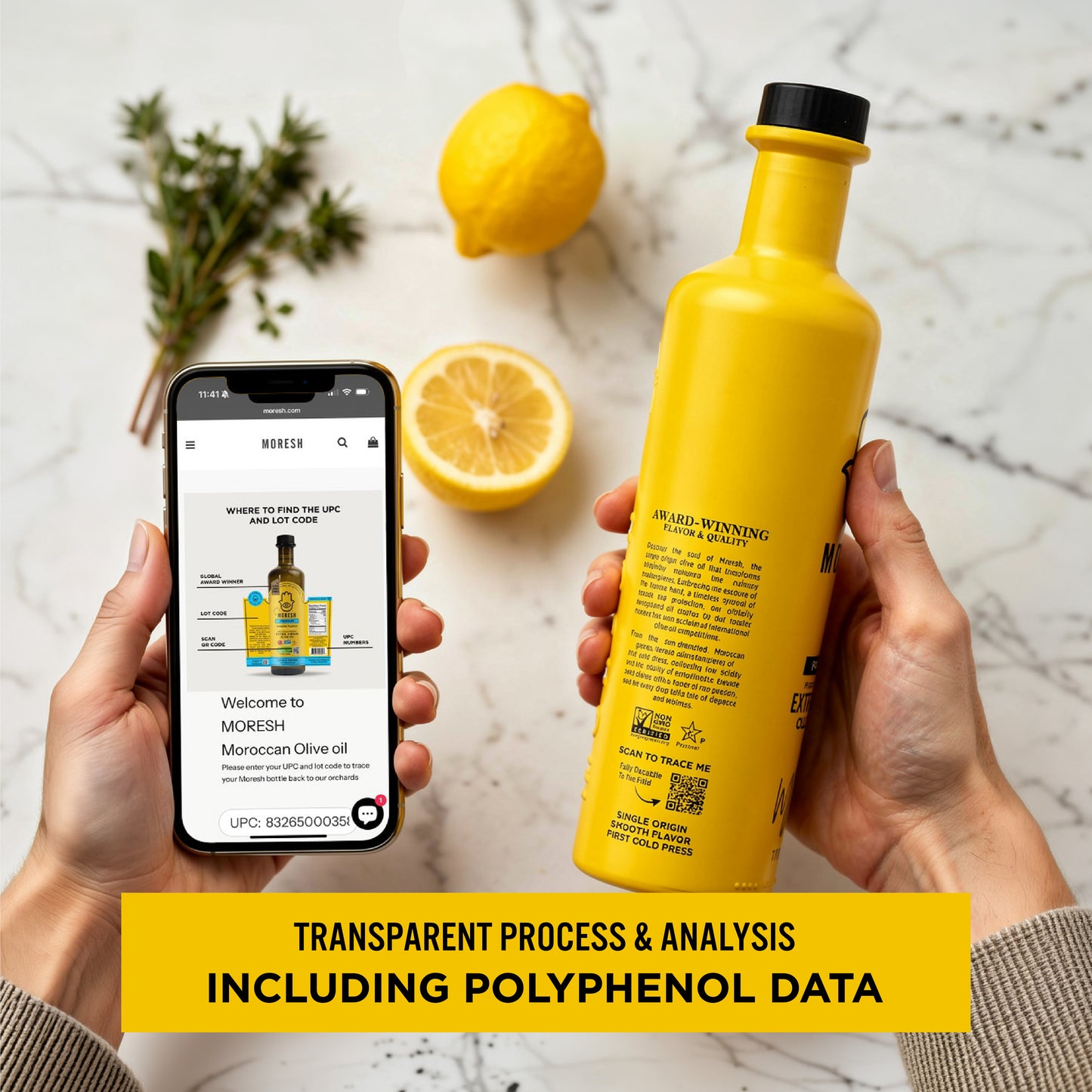 
                  
                    Moresh Gourmet Moroccan Extra Virgin Olive Oil
                  
                