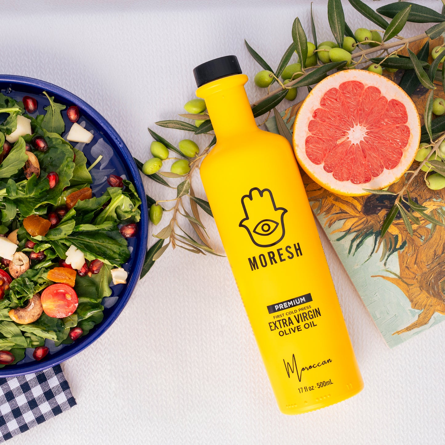 
                  
                    Moresh Gourmet Moroccan Extra Virgin Olive Oil
                  
                