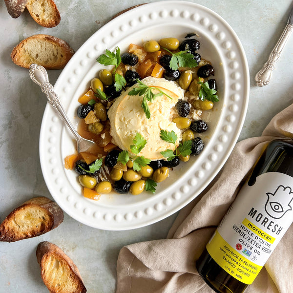 Baked Feta with Olives and Preserved Lemons – MORESH USA