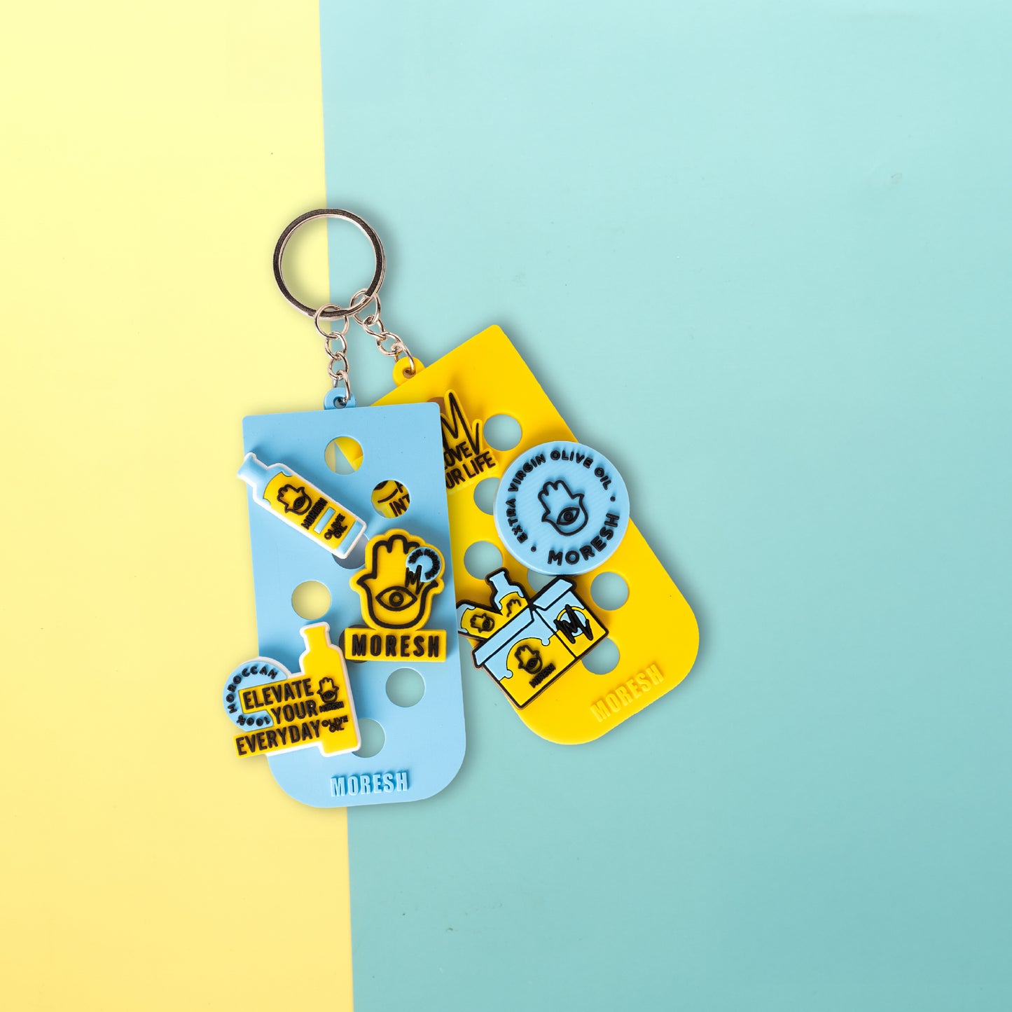 
                  
                    Moresh Croc Charm Key Chain
                  
                