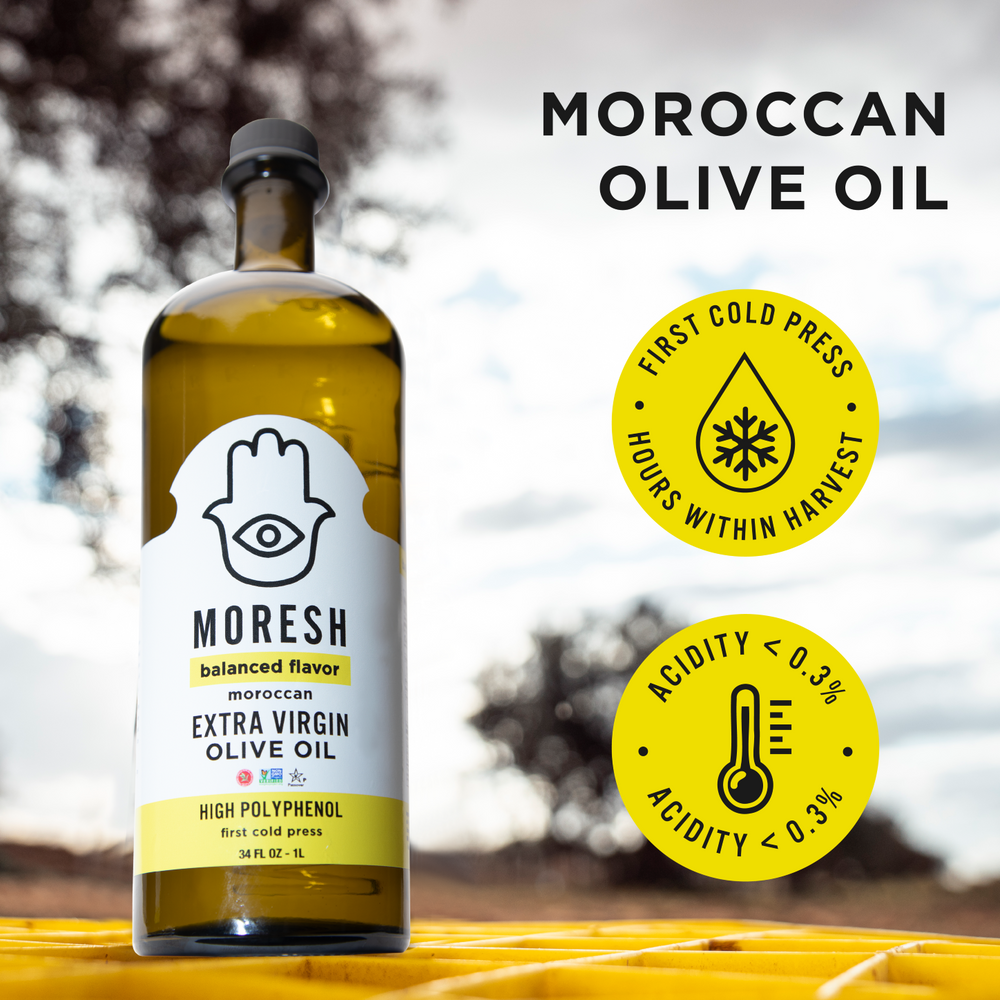 
                  
                    Moresh Moroccan Extra Virgin Olive Oil
                  
                